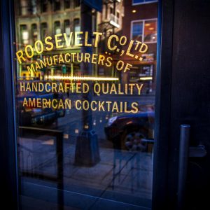 Roosevelt Bar Denver front window